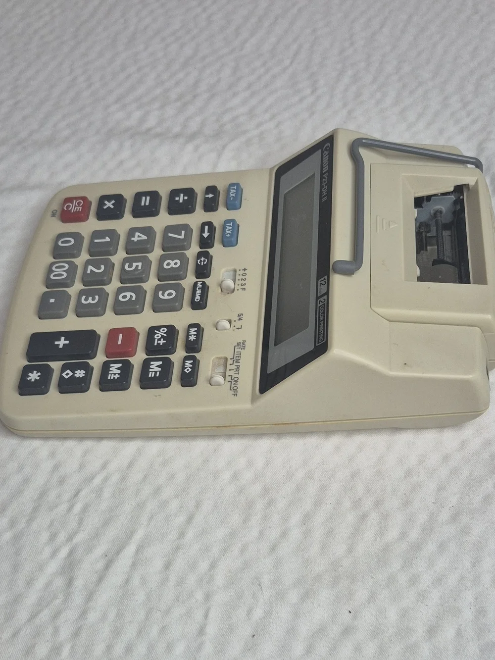 Canon P23-DH II Desktop Printing Calculator 12-Digit 2-Color Printer